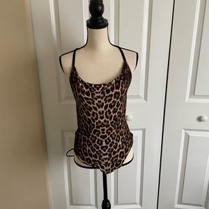 XL SHEIN Leopard Bodysuit
